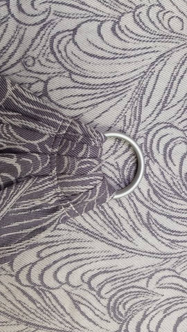 Doll sling - carrier - Royal Quill Grayple