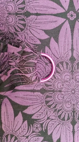 Doll sling - carrier - Charoite