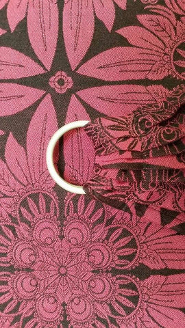 Doll sling - carrier - Rhodolite